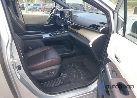 2022 Toyota Sienna Platinum из США, поврежденный, VIN 5TDESKFC2NS051825